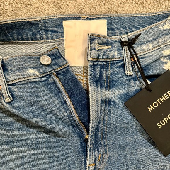 NWT Mother Superior Insider Crop Step Fray in Holy Melancholy W/ Distressing - Picture 11 of 13